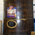 Vintage wooden beer tank